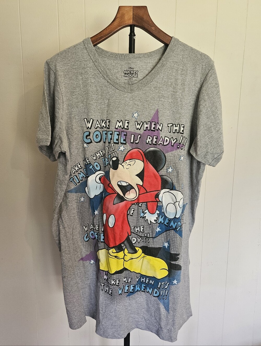 Disney Grey Mickey Mouse Nightgown
